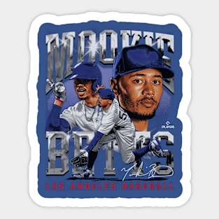 Mookie Betts Los Angeles D Vintage Sticker